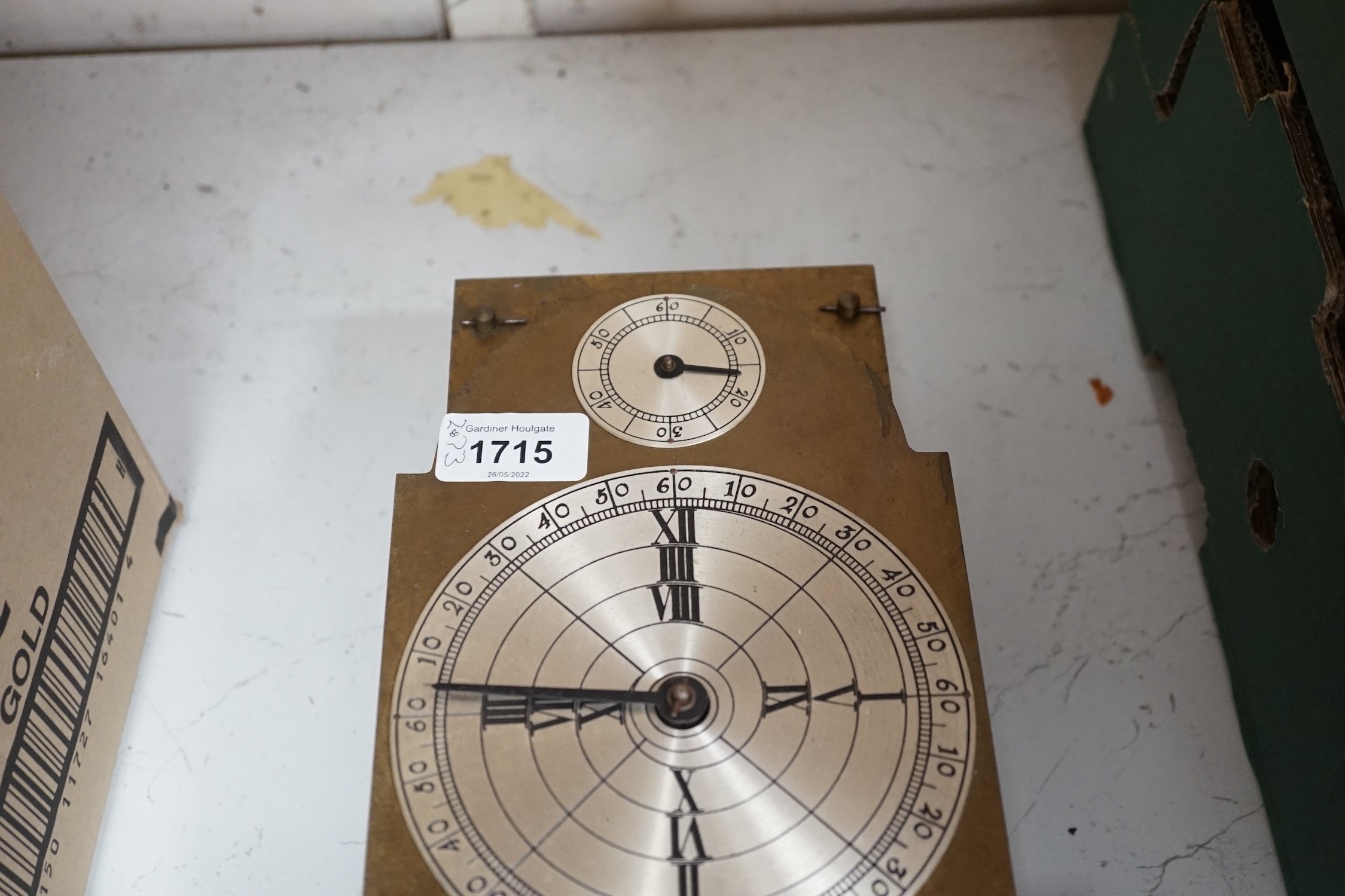 A limited edition Benjamin Franklins clock ‘built in London to his original design by Thwaites and Reed ltd.’ 466-1000